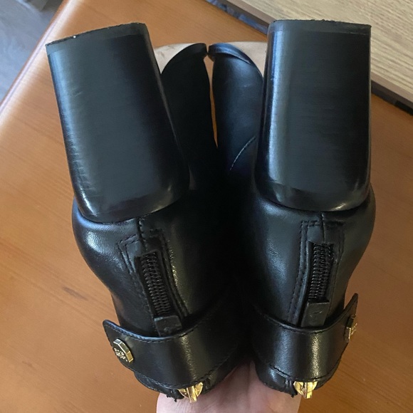 Louise et Cie Black Leather Ankle Booties Sz 8.5M - Picture 7 of 11